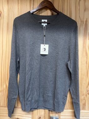 NWT M’s Duck Head Sweater- Ash Brown